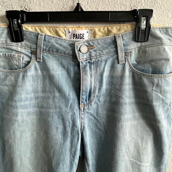 NWT Paige Jimmy Jimmy Crop Light Wash Jeans Size 30 - Picture 6 of 12